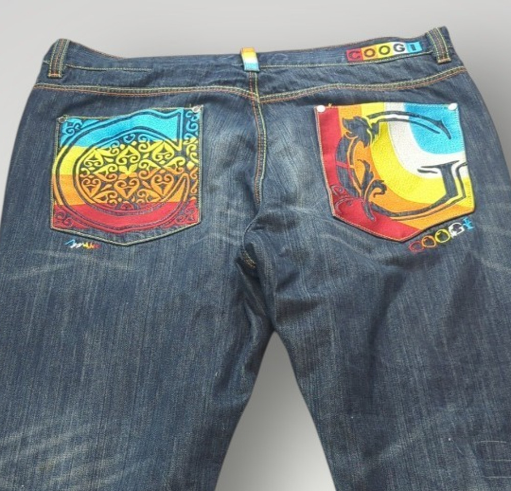 VTG Coogi Jeans Embroidered C & G Logo Y2K W44 x L35 Streetwear